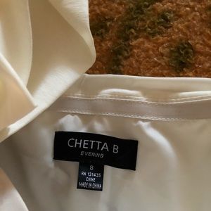 Black and creme on top one shoulder very elegant